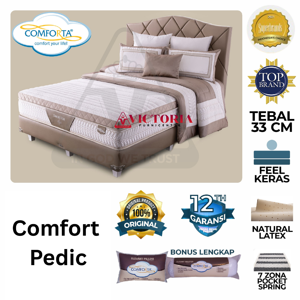 Comforta Comfort Pedic 120 x 200 120x200 Kasur Saja Mattres Only