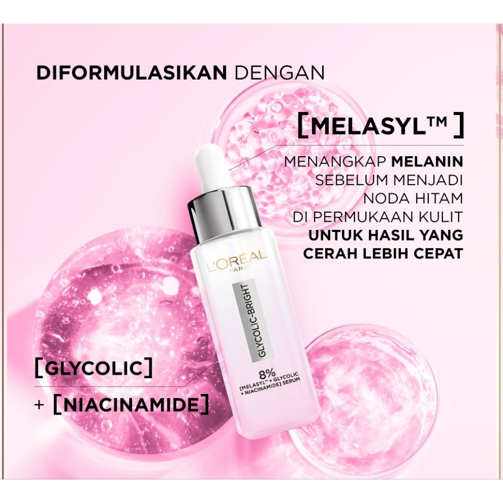 LOreal Paris Glycolic Bright ANTI-DARK SPOT BRIGHTENING SERUM