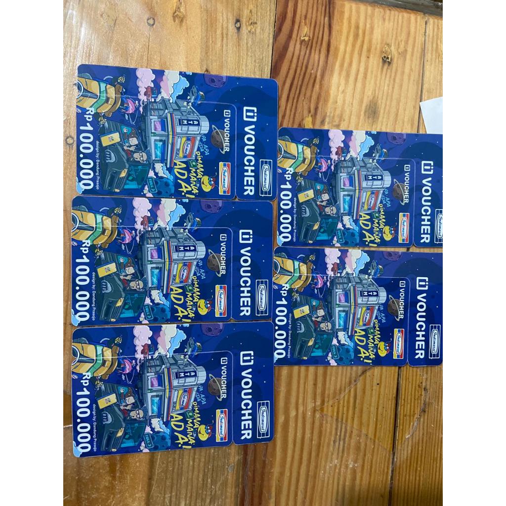 100RB Voucher Belanja INDOMARET  100.000 Belanja Murah IDM exp Maret.2027