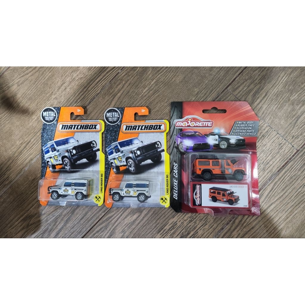 paket matchbox land rover dan majorette land rover defender