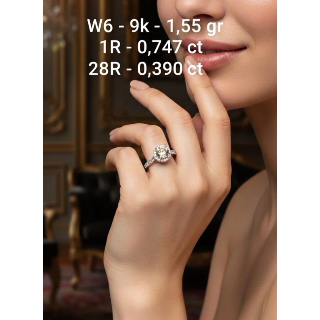 Cincin Berlian dan Emas