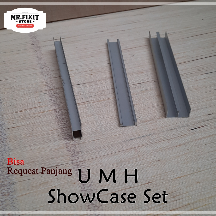 Rel M U H Aluminium Pintu Kolong Dapur / Set Rel Sliding Lemari Kitchen Set & Etalase