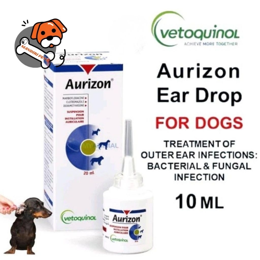 Aurizon Ear Drop Obat Telinga Anjing / Vetoquinol Aurizon Ear Mites