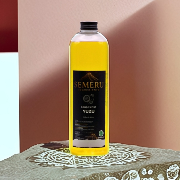 Semeru Sirup - Syrup Yuzu 500ml - Sirup Minuman Rasa Yuzu