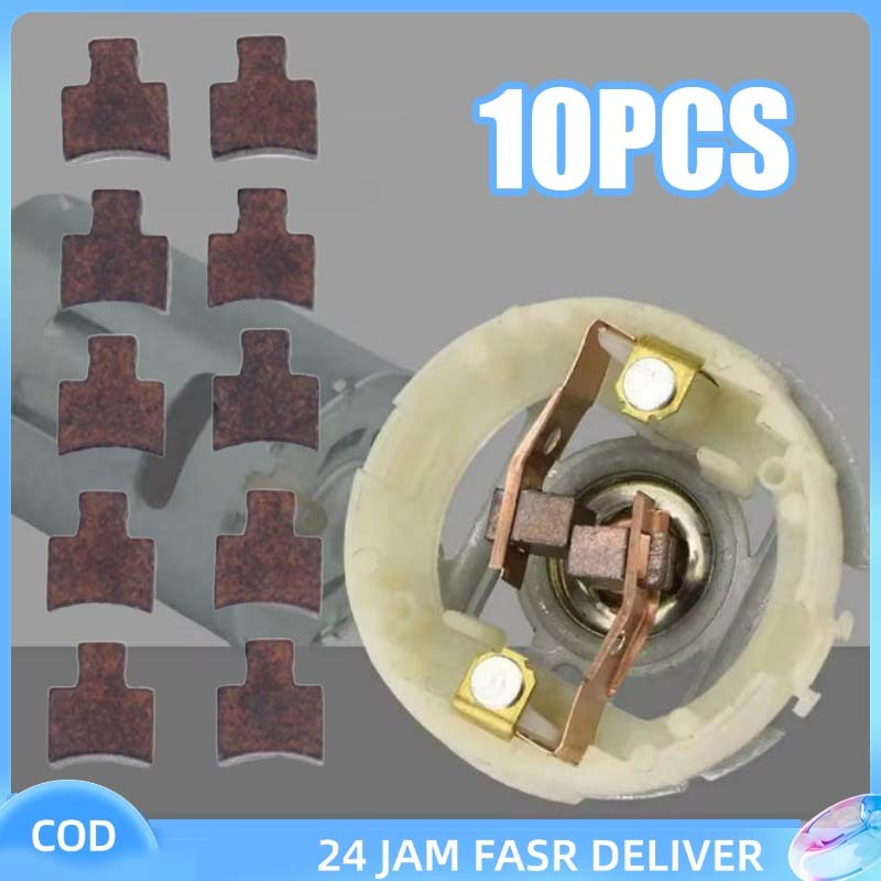 10pcs Carbon Brush Bor Listrik Rs540 Rs545 Rs550 Rs555 Bosch Makita Brush Carbon Carbon Brush Bor Ba