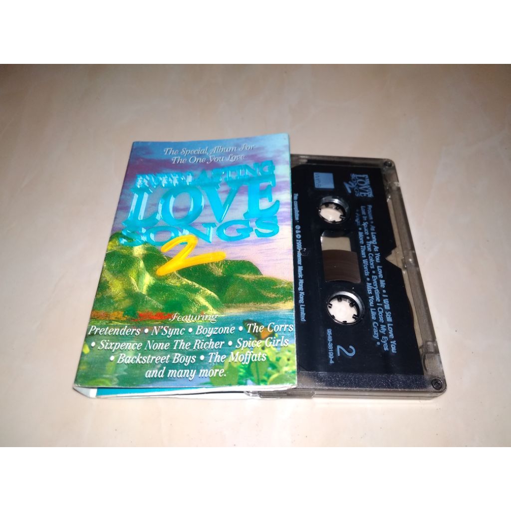 KASET EVERLASTING LOVE SONGS BOYZONE BACKSTREET BOYS EMILIA VARIOUS ARTIST