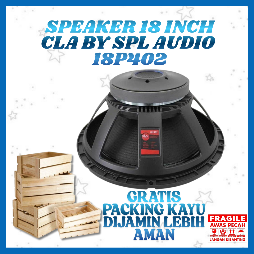 CLA By SPL Audio Speaker 18 Inch 18p402