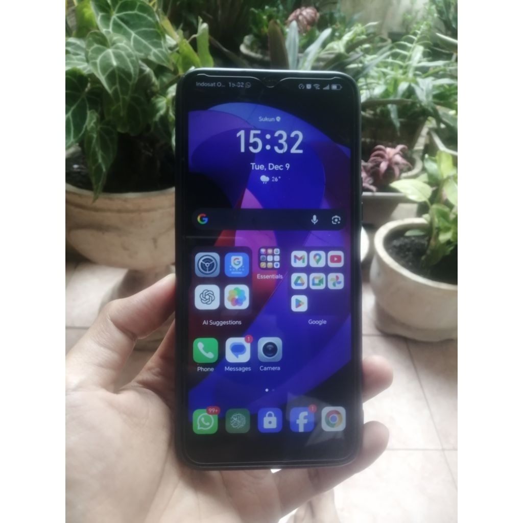 Honor X6A 6/128 fungsi normal semua minus retak