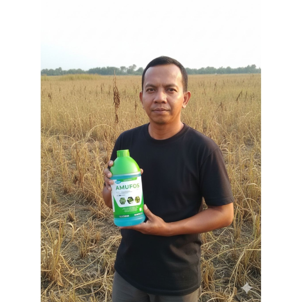 Herbisida AMUFOS 150SL 1 Liter - Non Selektif, Kontak Sistemik, Efektif untuk Gulma