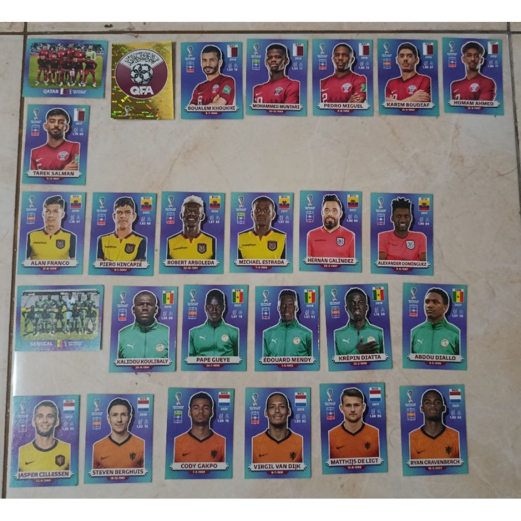 Sticker Panini world cup 2022 Grub A