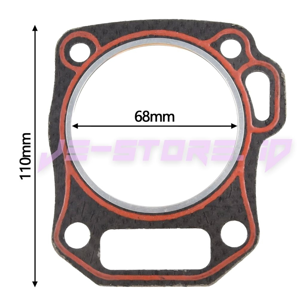 Gasket Head GX160/GX200 paking head klingrit mesin GX160