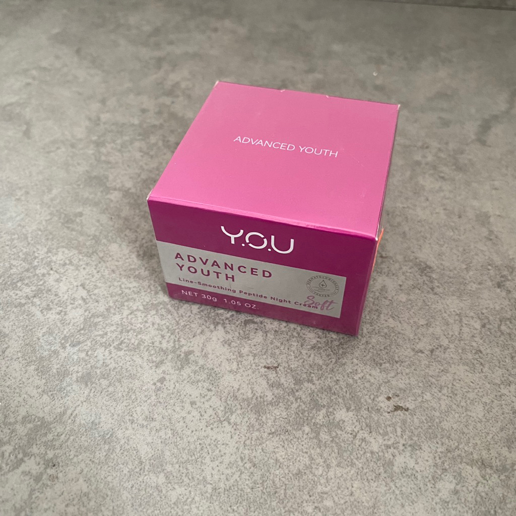 (new segel) YOU day night cream advance youth line smoothing peptide preloved skincare
