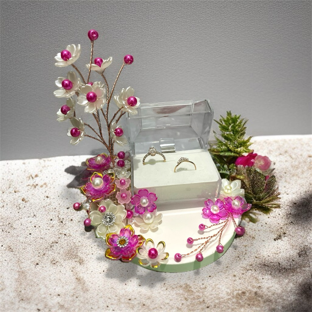 Kotak Cincin Custom/Kotak Cincin Lamaran/Kotak Cincin Tunangan/Ring Box Custom/ Ring Box Akrilik