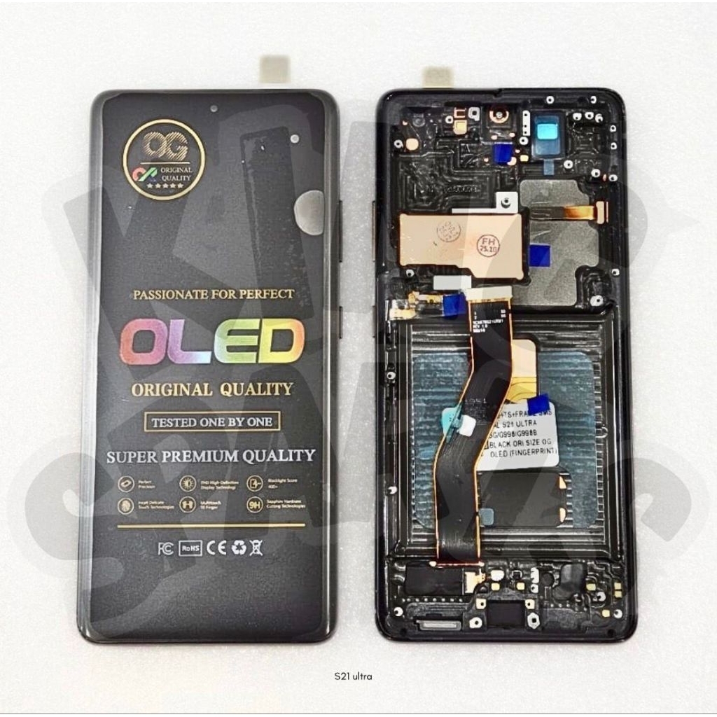 LCD TOUCHSCREEN PLUS FRAME SAMSUNG GALAXY S21 ULTRA 5G G998 G998B OG OLED