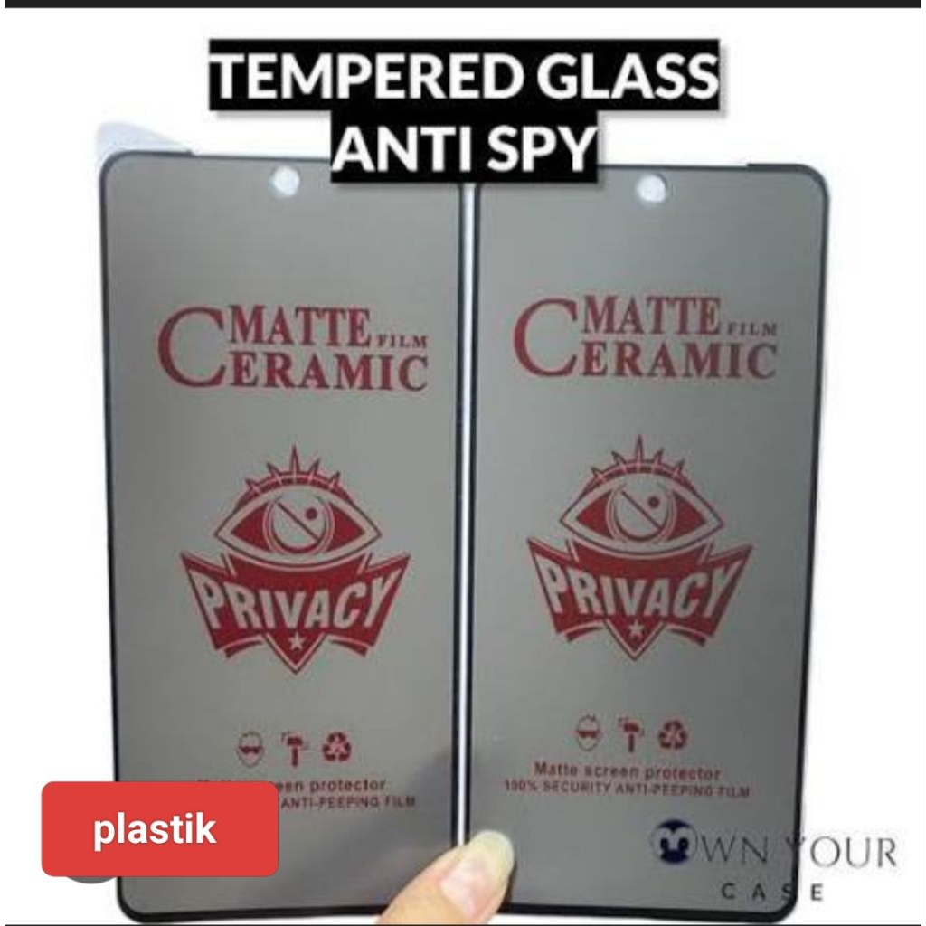 TG full anti spy infinix Hot 11 11S 11S NFC 10S 10 Play tempered glass infinix