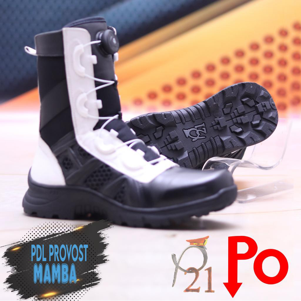 Sepatu P21- Sepatu Pdl provost mamba/ Sepatu pdl polisi/ sepatu polisi militer