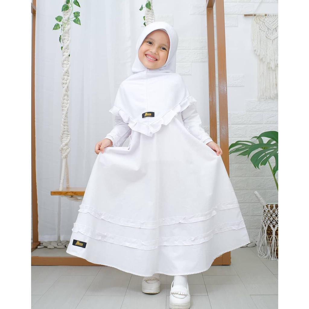 Baju Muslim Anak | Gamis Anak Perempuan | Gamis Putih Anak Perempuan  | Other | Nirmala Syar'i Anak 