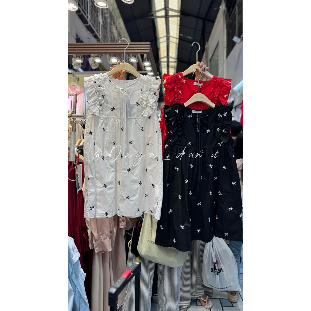 tunik pita BK722 // vest bunga Bk723