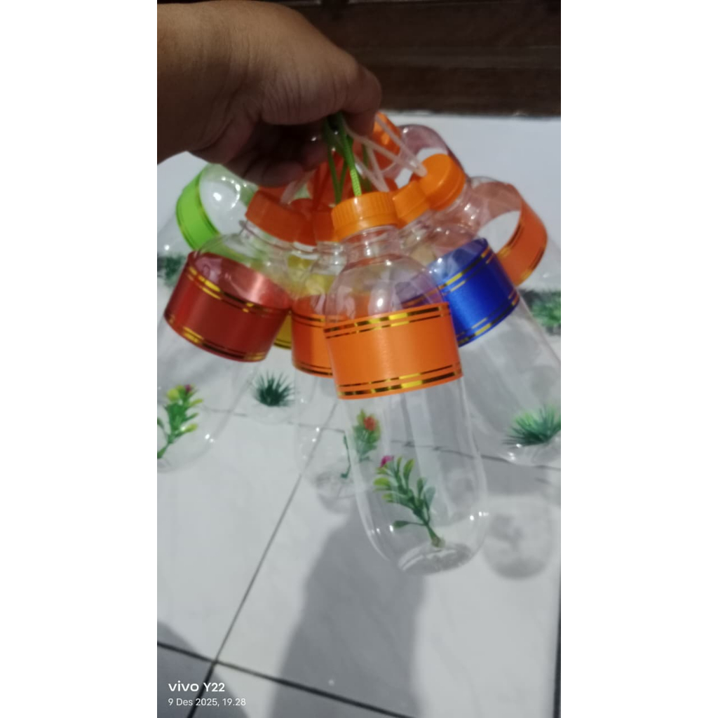 Botol Wadah Ikan Cupang  Botol Ikan Hias Akuarium Mini Bisa di Gantung