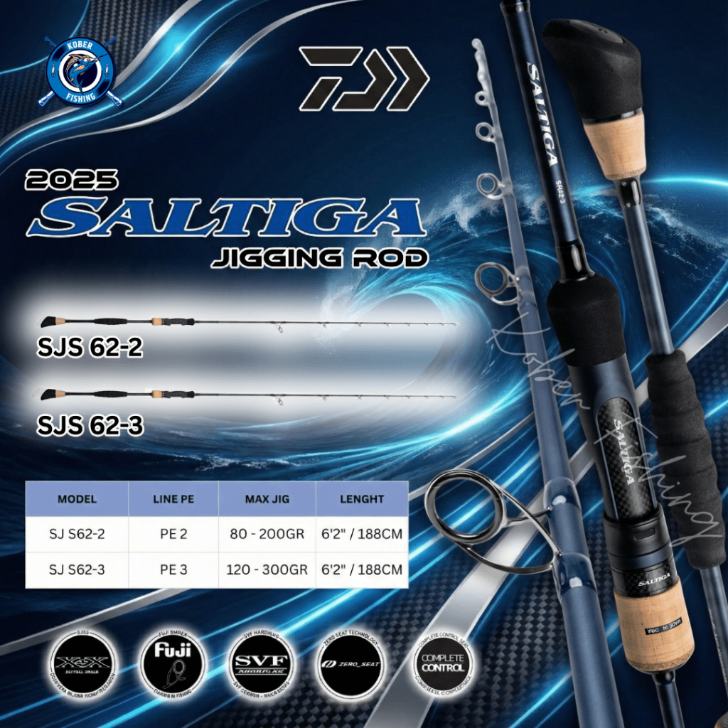JORAN SPINNING DAIWA 25 SALTIGA SLOW JIGGING