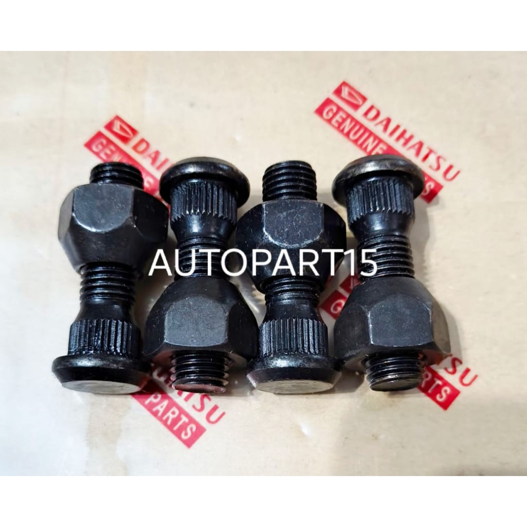 Baut Mur Roda Daihatsu Taft GT F70, Feroza, Rocky, dan Hiline