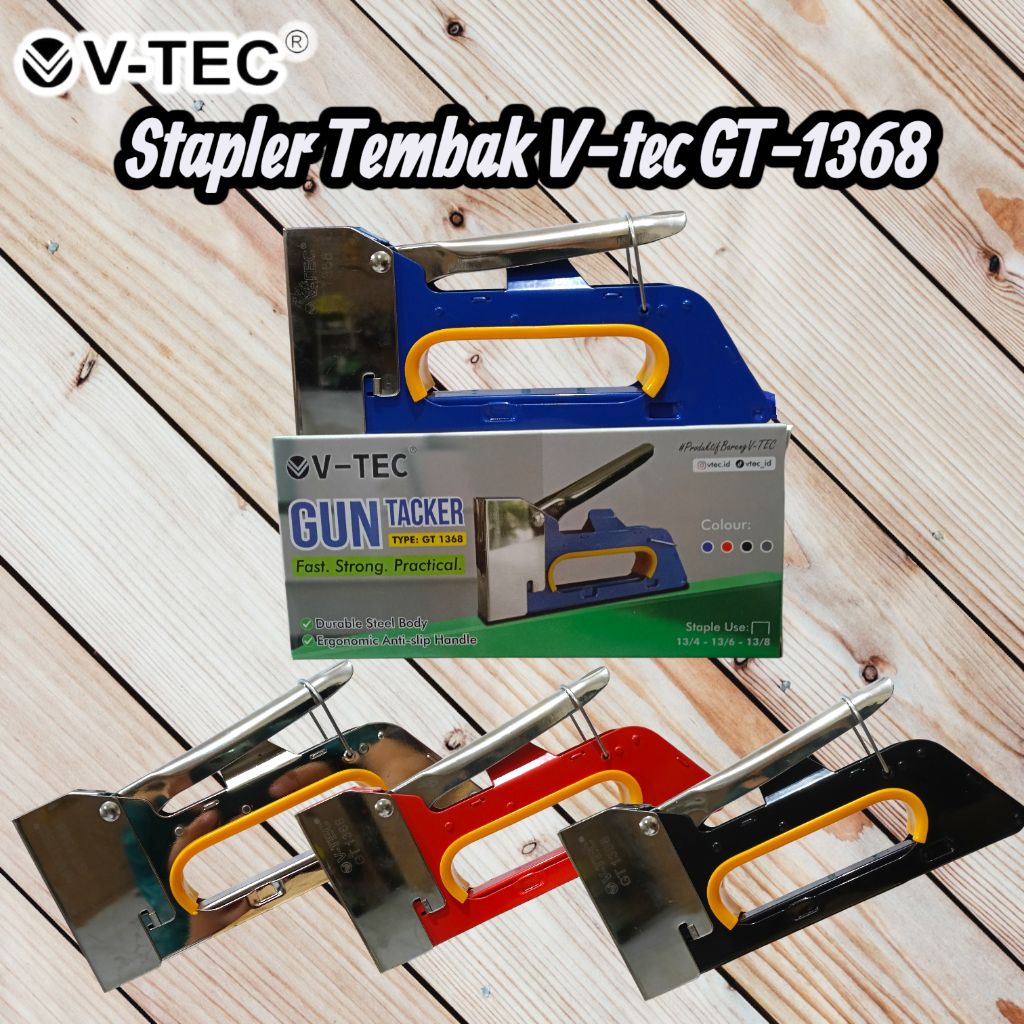 Stapler Tembak V-tec GT-1368/Gun Tacker V-tec