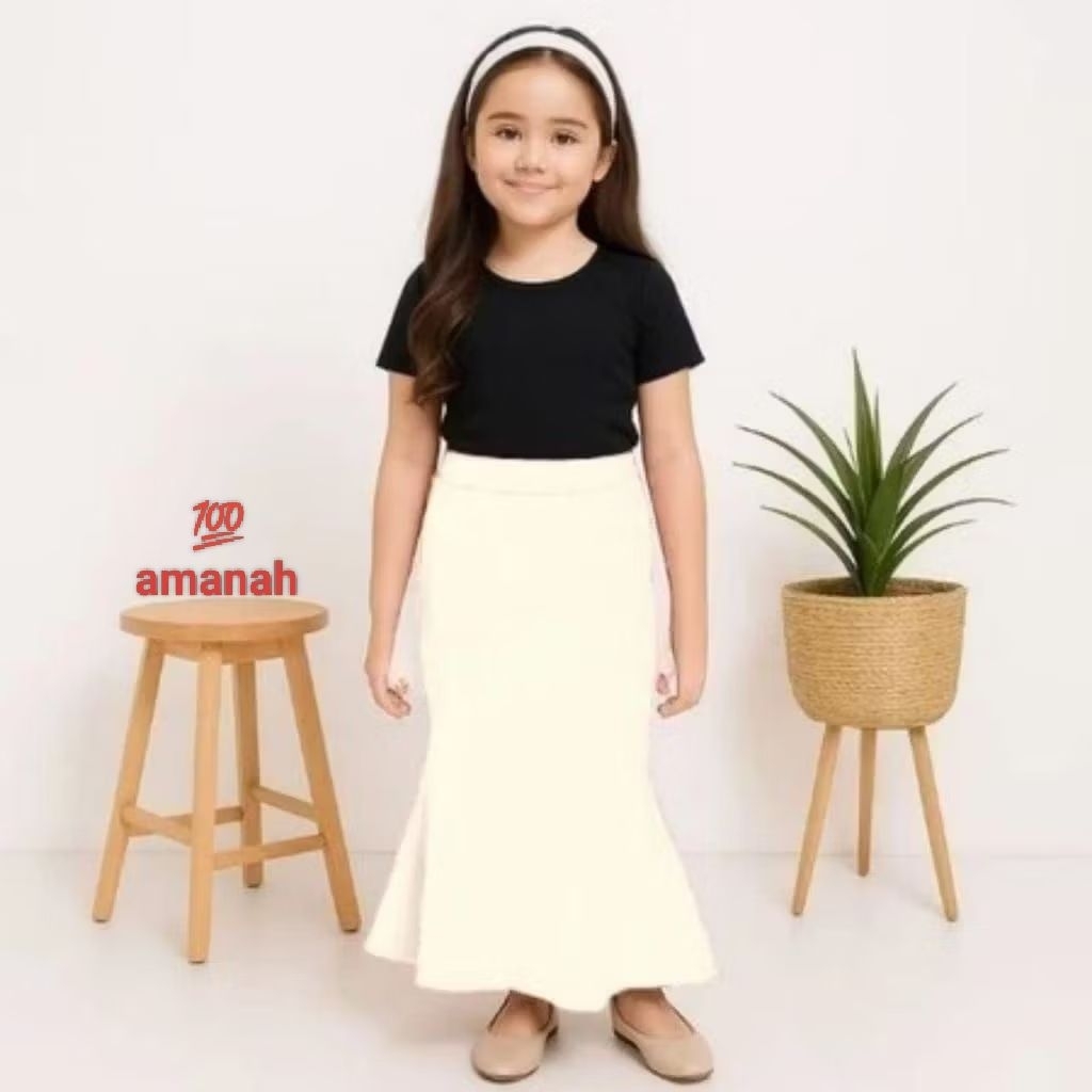 Rok mermaid anak usia 1/15 thn Rok Duyung viral anak tiktok