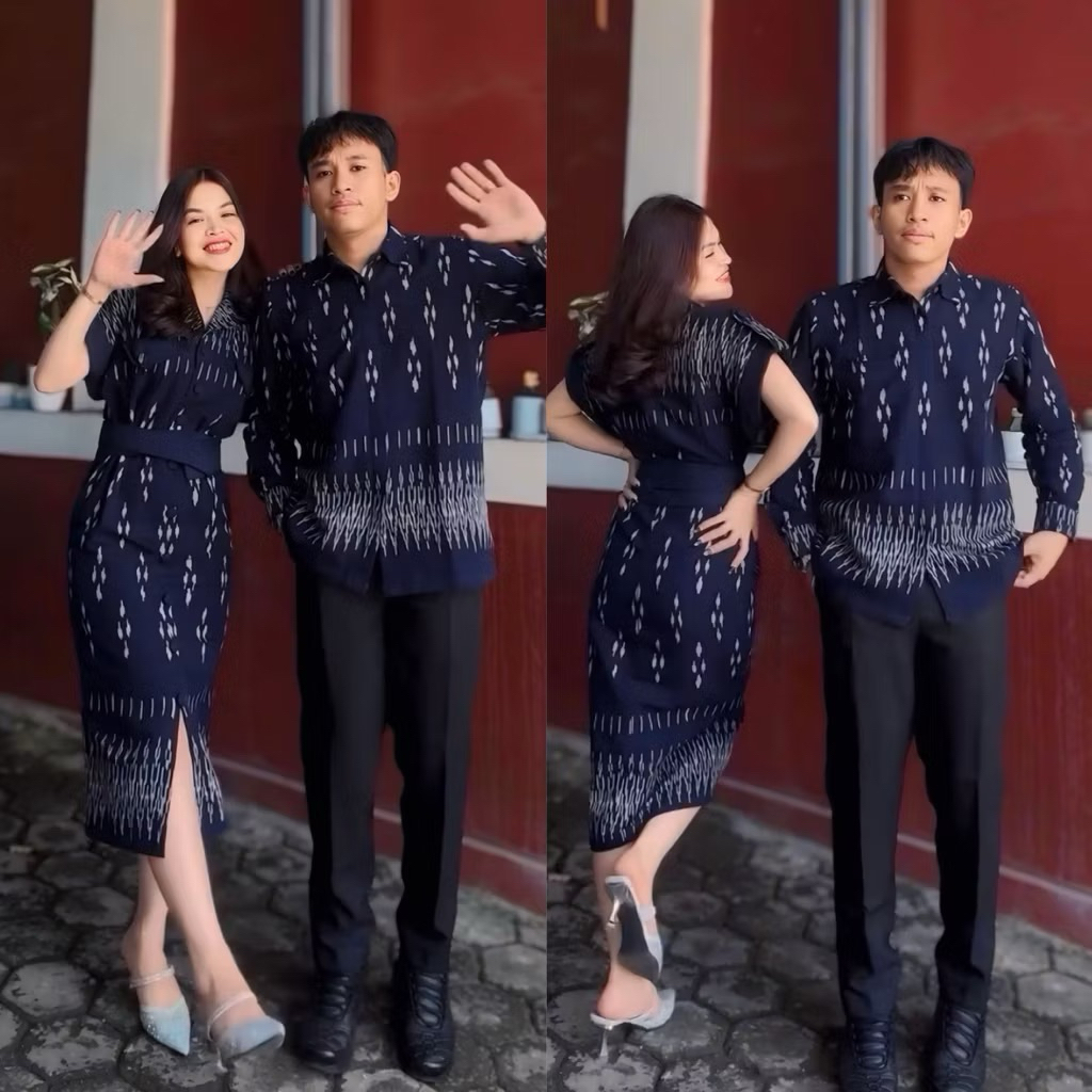 STELLA DRESS COUPLE TENUN READY STOK