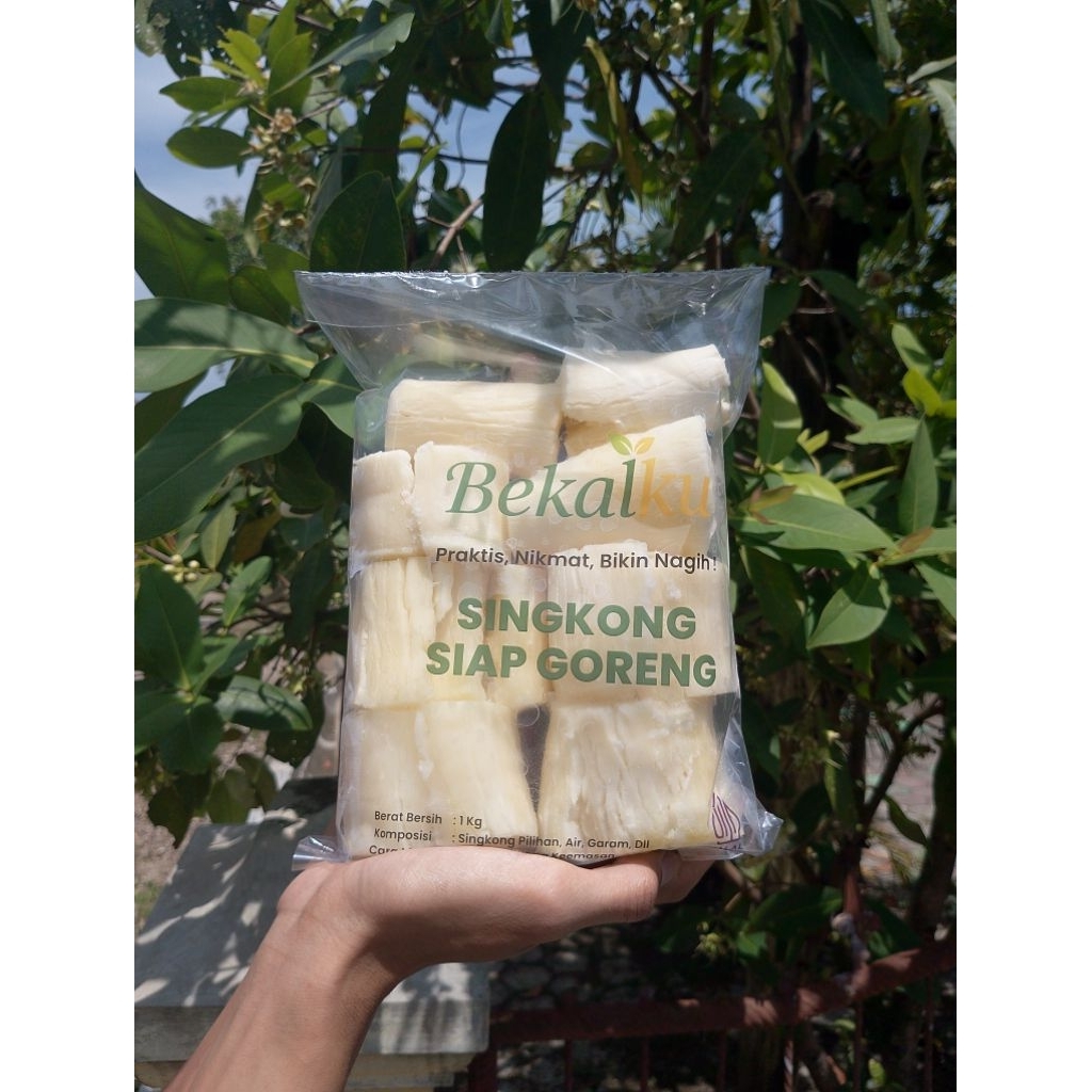 Singkong Siap Goreng/Singkong Keju Siap Goreng/Singkong Frozen/Singkong Berbumbu/Singkong Bekalku