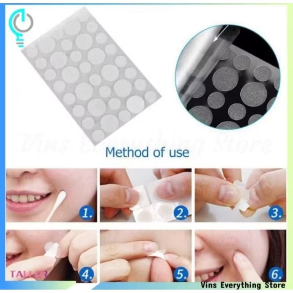 Acne Patch 36pcs Anti Bakteri BPOM || Acne Pimple Patch 36pcs Penghilang Jerawat BPOM