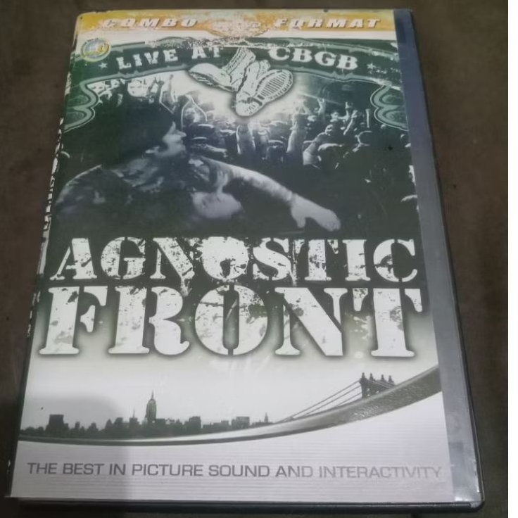 DVD-9 Original Music Agnotic Front - Live At CBGB