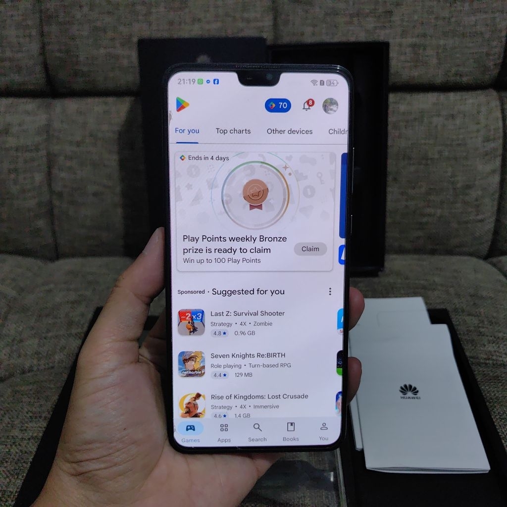 Huawei Mate 30 Non Pro 5G 8/256 Fullset HarmonyOS GMS