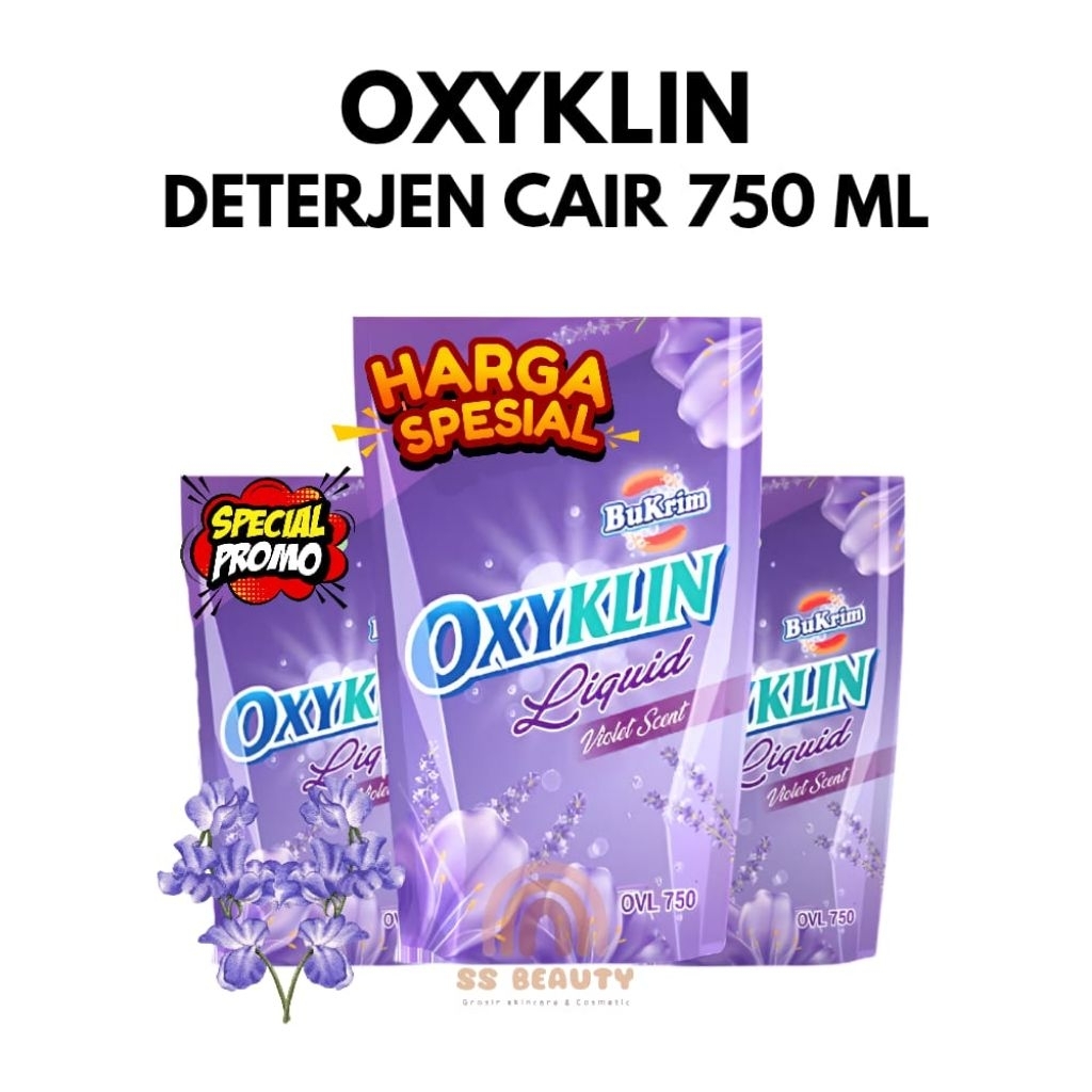 °Shebeauty°Deterjen cair OXYKLIN 750ML | SABUN CUCI CAIR