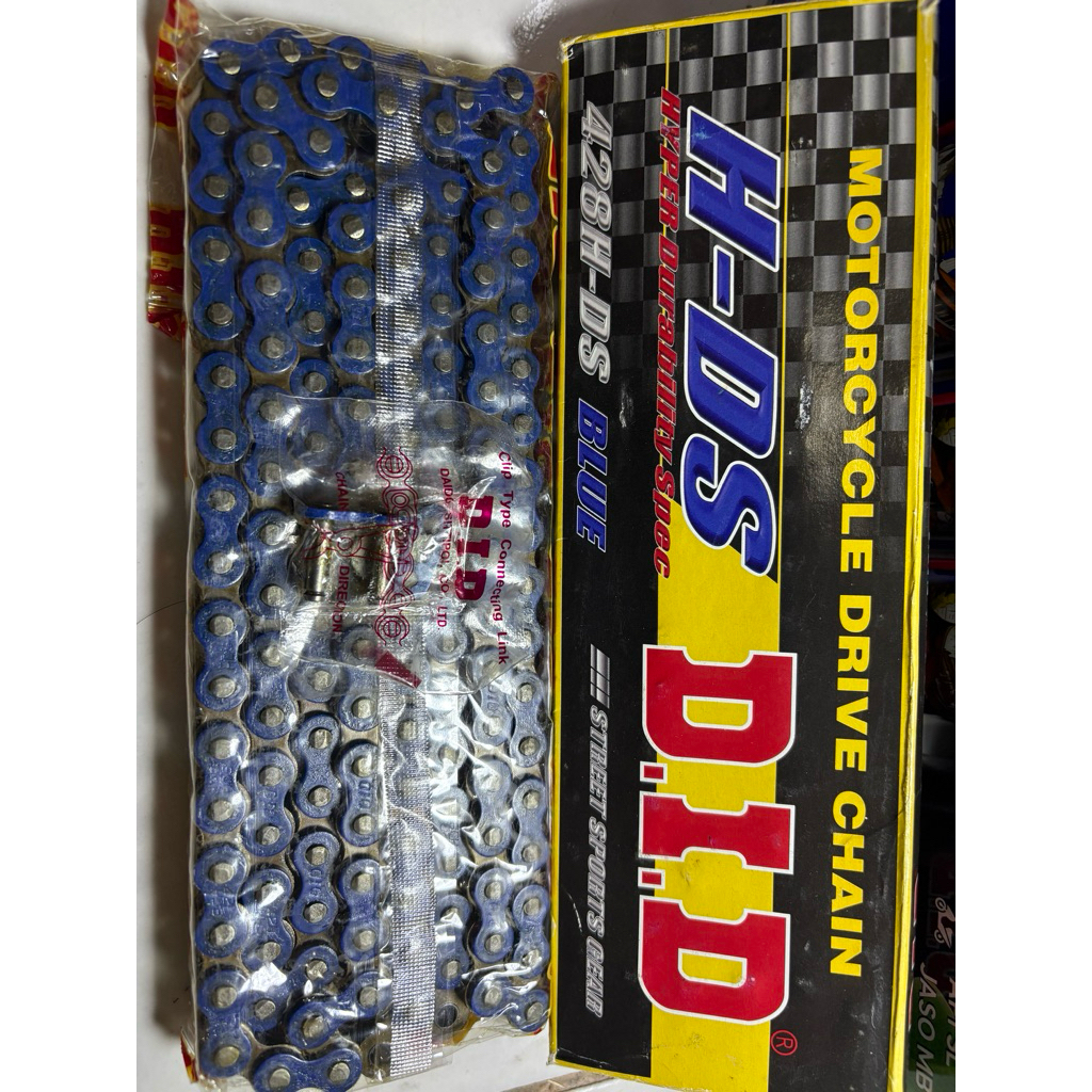 Rantai Motor DID 428HDS 140L (Biru)