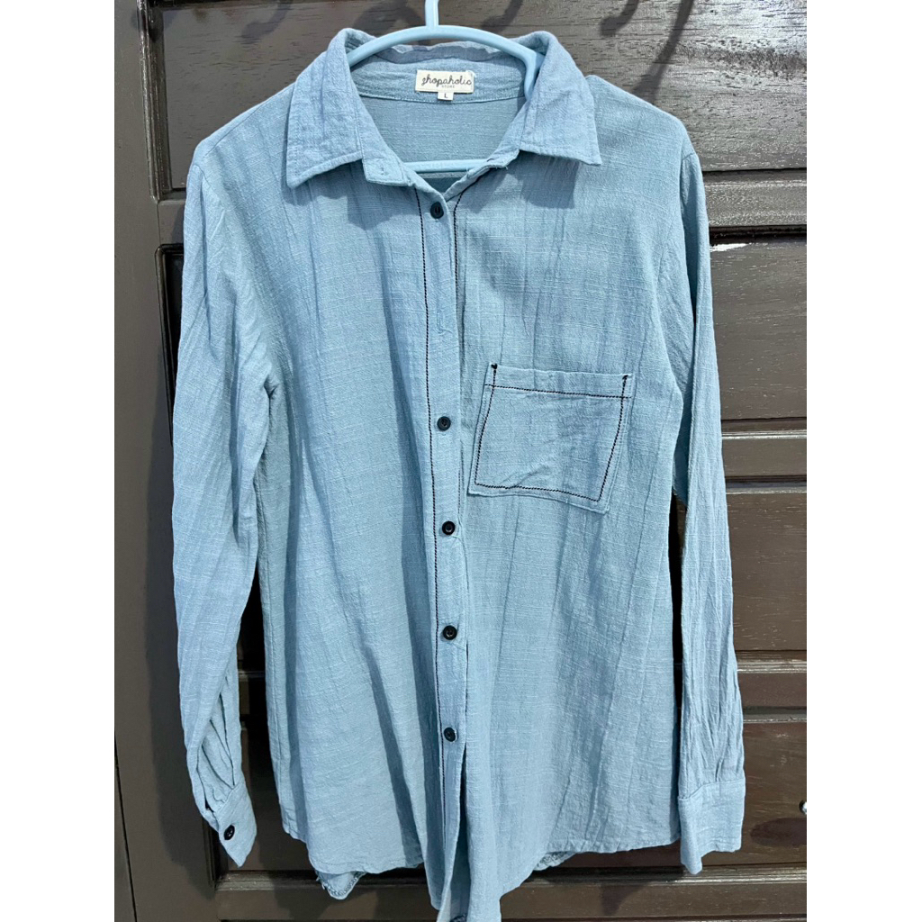 prelov kemeja biru by shopaholic