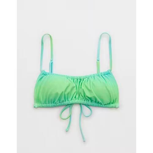 Aerie Ruched Bandeau Bikini Top