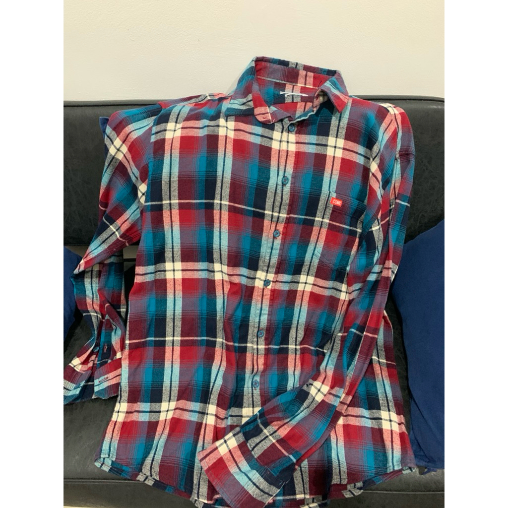 Kemeja kotak wrangler,Cosmic flanel 100% original