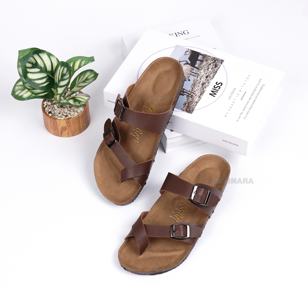 Sandal Pria Wanita Sandals Puyuh Sandal Tali Sandal Jepit Casual Formal Xaxinara Footwear