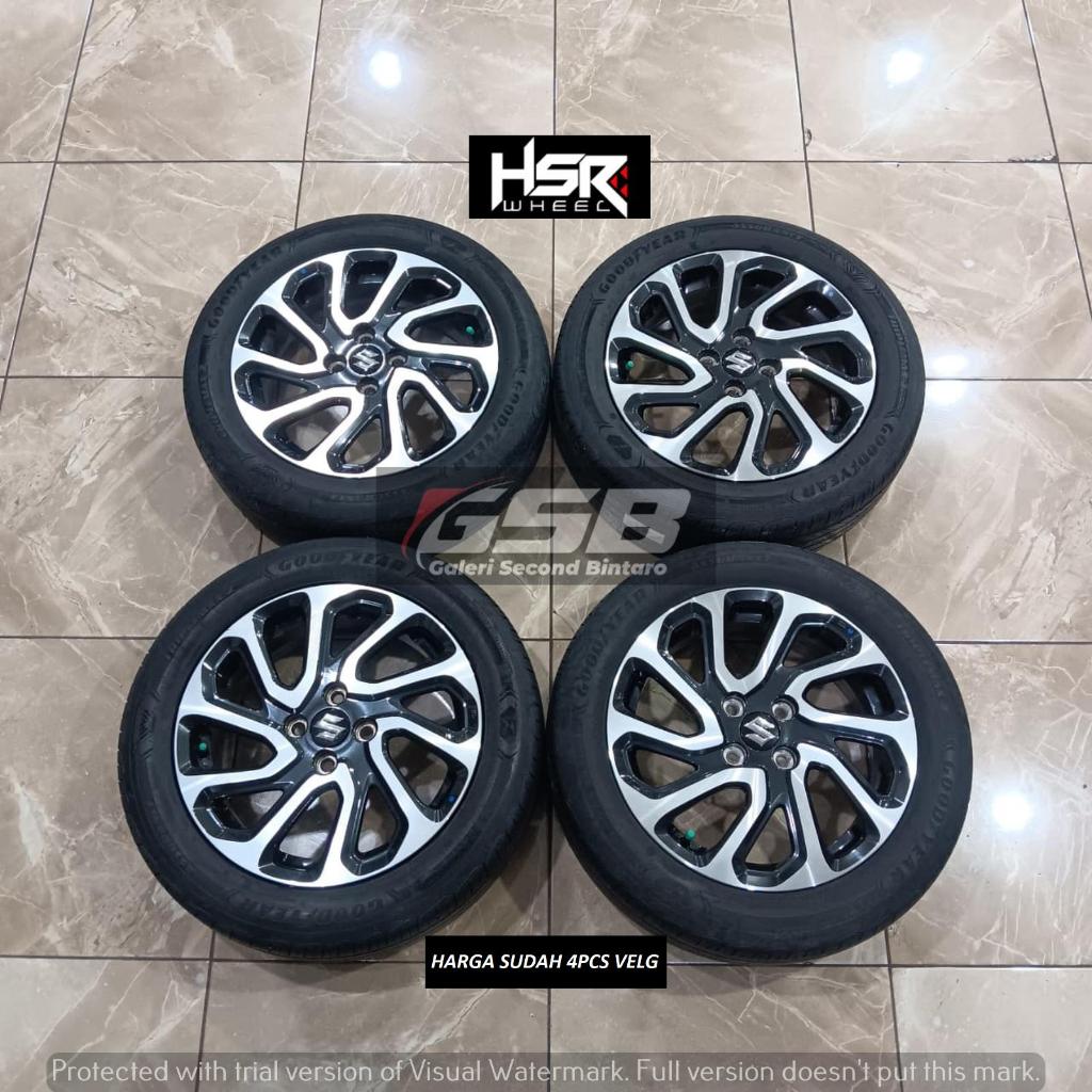 VELG COPOTAN MOBIL SUZUKI BALENO R16X6 4X100 ET 40 G/P + GY(2)(2022) 195 55 R16