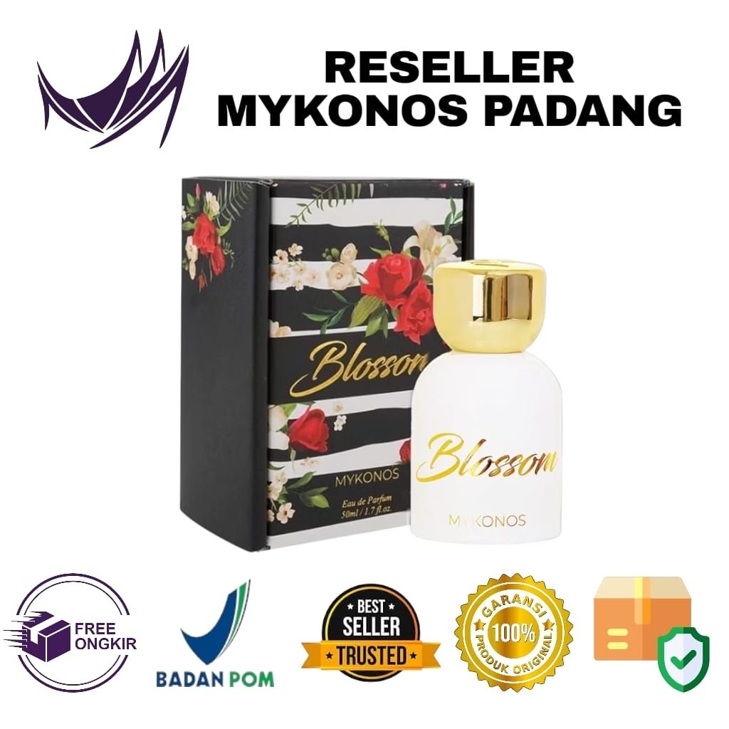 Parfum Unisex Tahan Lama Mykonos Blossom EDP 50ML