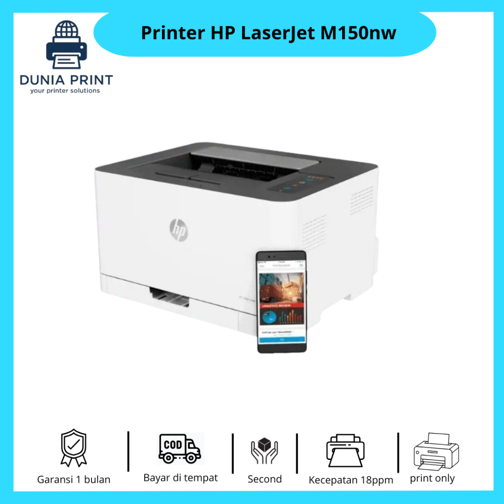 HP Color Laserjet M150a A4/F4 Warna Mantap