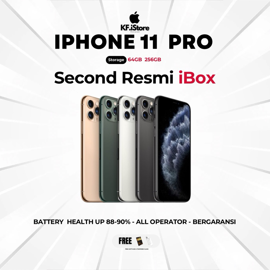 iPhone 11 Pro 64 256GB Second iBox resmi