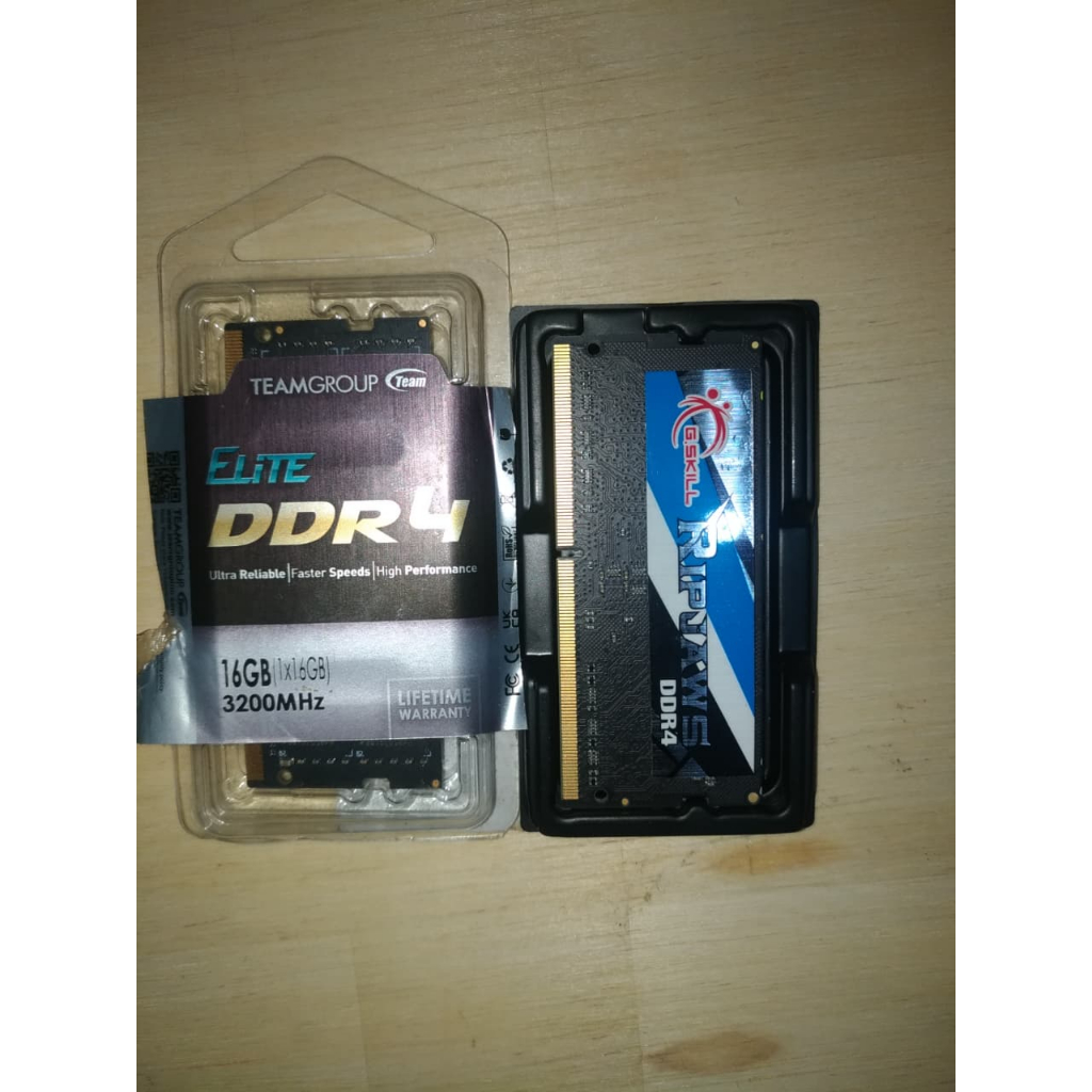RAM LAPTOP / SODIMM DDR4 16GB 3200MHZ - Team Elite - G.SKILL Ripjaws