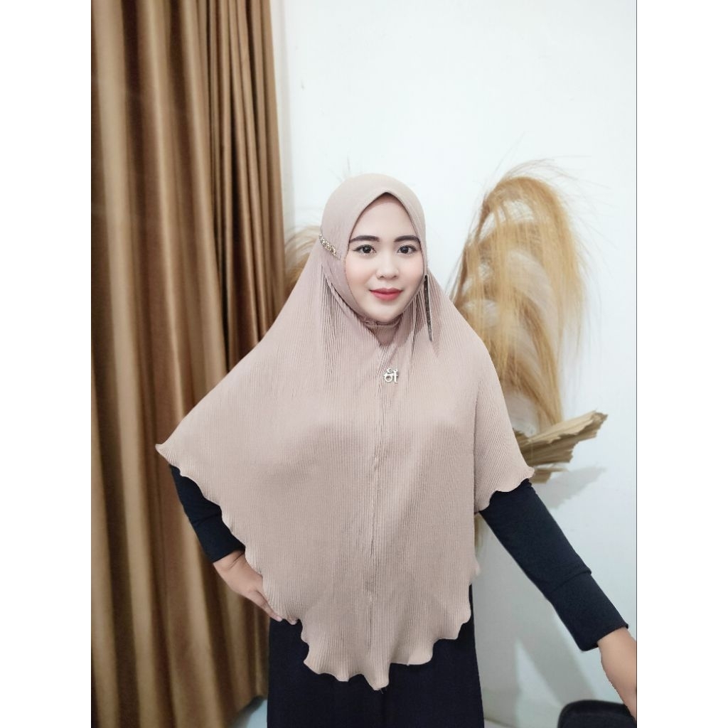 Jilbab fo bergo Elsa semi jumbo