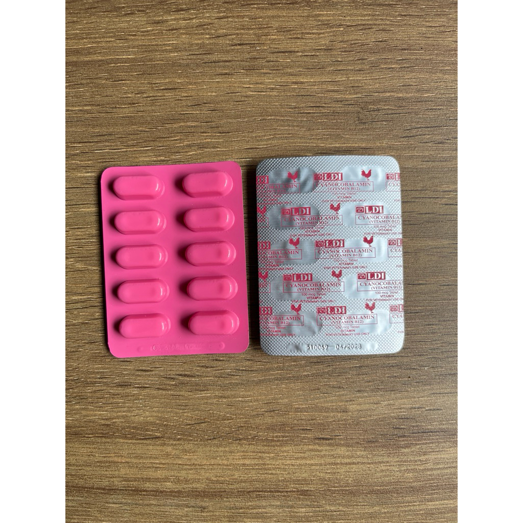 B12 LDI 10 tablet vitamin Ayam