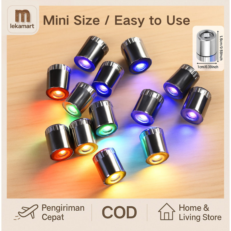 Lampu LED Miniatur Baterai DIY Warna Warni | Lampu Mini Dekorasi Maket Arsitek, Balon, Lampion, Doll
