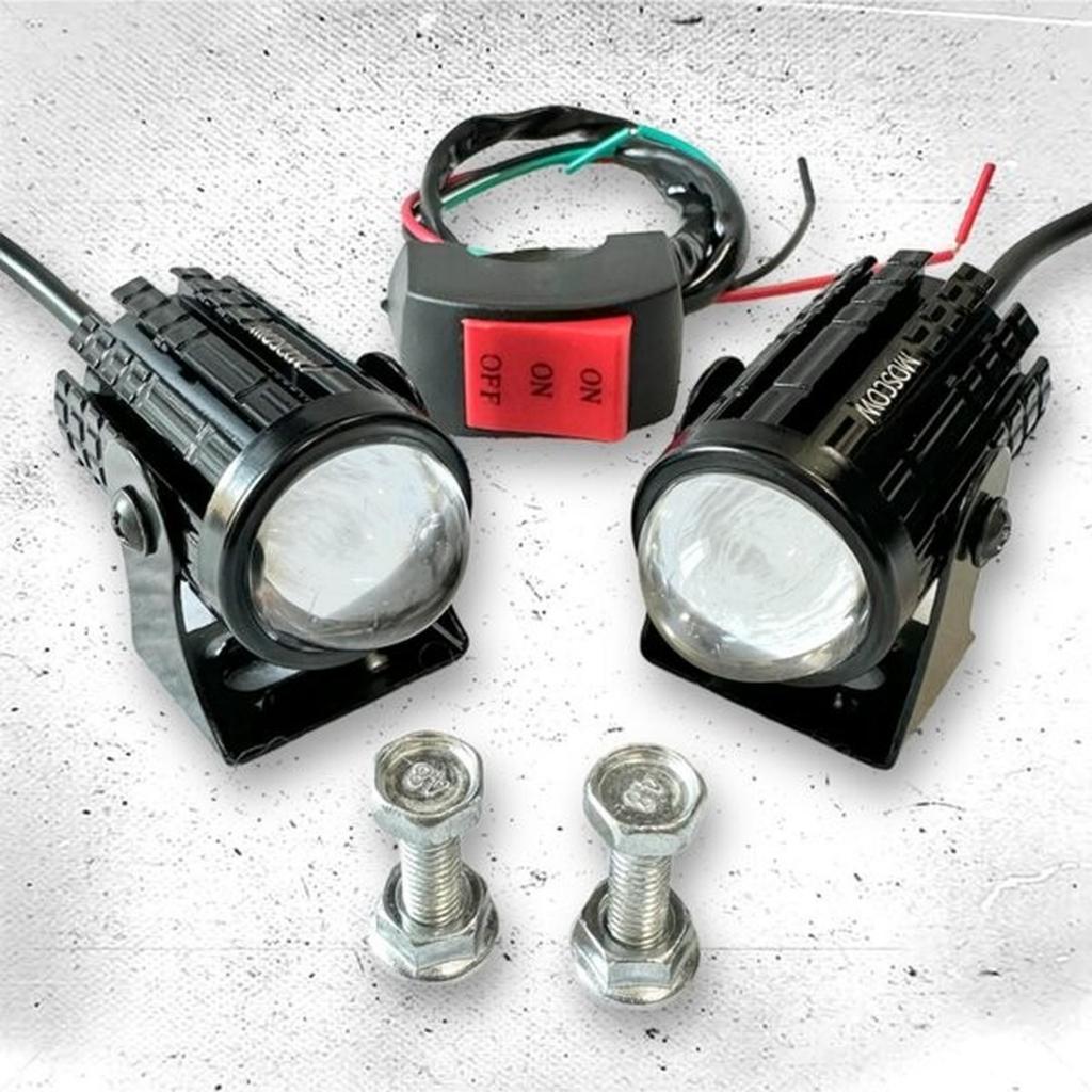 LAMPU LASER D2 MINI PROJIE LASER FOGLAMP D2 LAMPU TEMBAK SOROT BONUS SAKLAR LAMPU