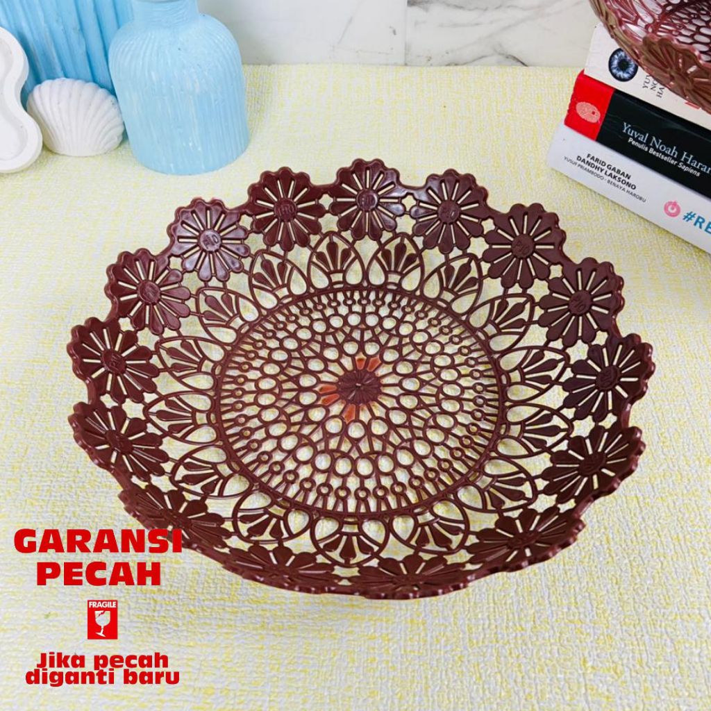 (12 pcs) Piring Buah Ingka Plastik IPp