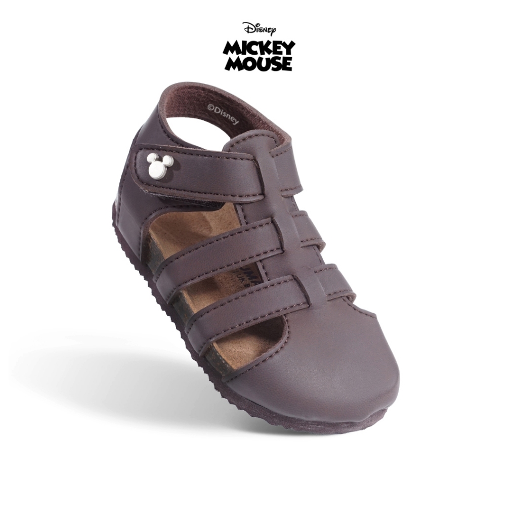 Zuma Baby Disney Oxford 1 Coffe, Sandal Bayi Slop Tali Belakang, Cokelat