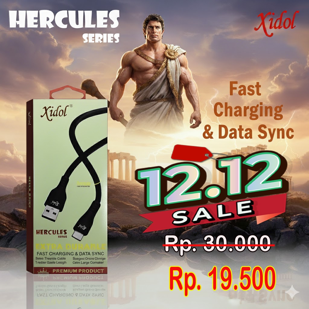 KABEL HERCULES SERIES BERGARANSI XIDOL INDONESIA